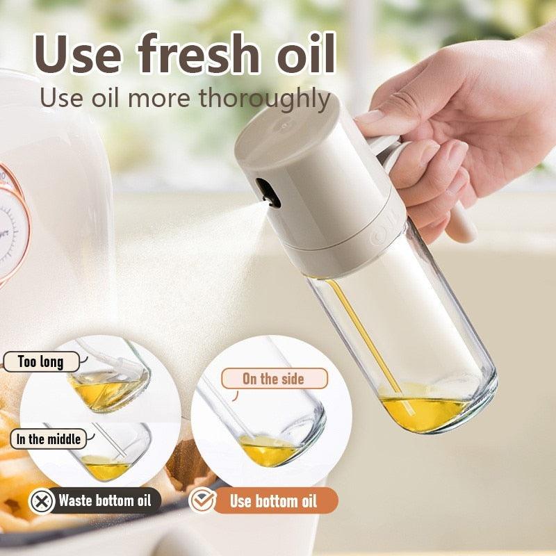 250ml Glass Oil Sprayer & Dispenser