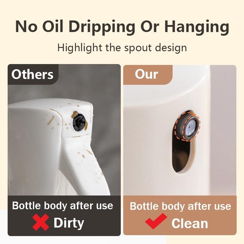 250ml Glass Oil Sprayer & Dispenser
