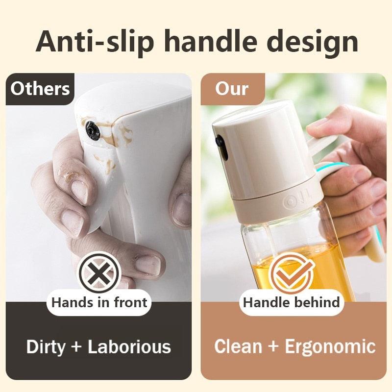 250ml Glass Oil Sprayer & Dispenser