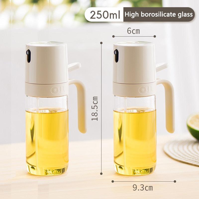 250ml Glass Oil Sprayer & Dispenser