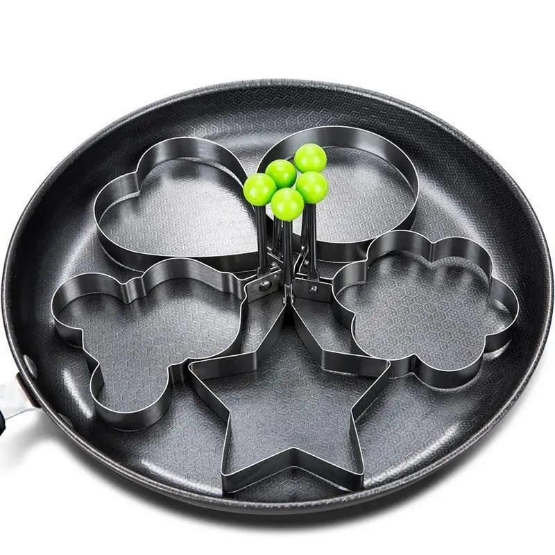 Stainless Steel Egg & Pancake Mold Set