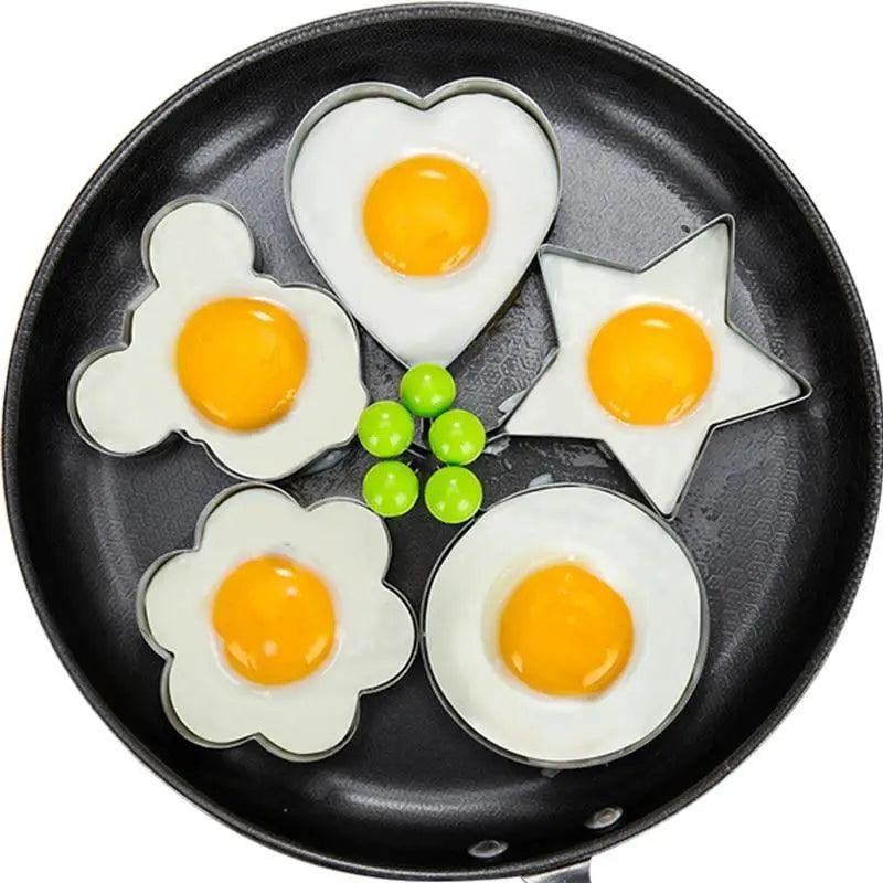 Stainless Steel Egg & Pancake Mold Set