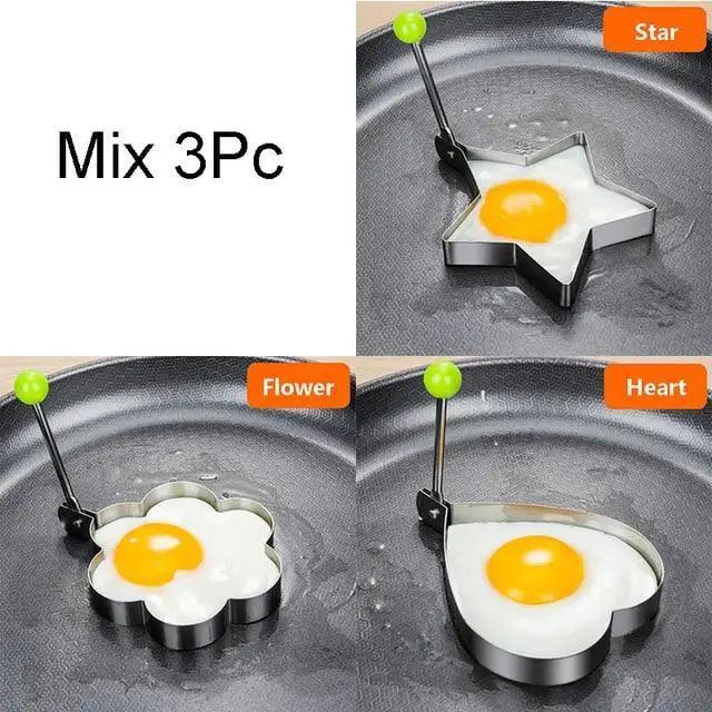 Stainless Steel Egg & Pancake Mold Set