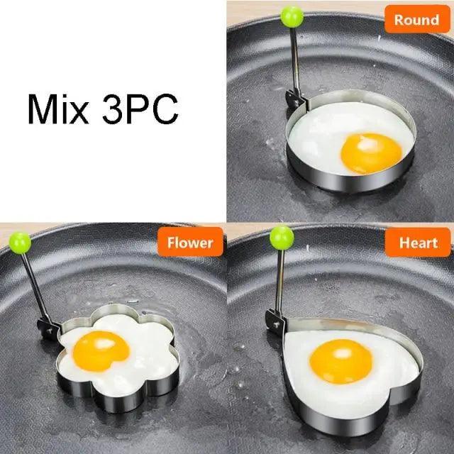 Stainless Steel Egg & Pancake Mold Set