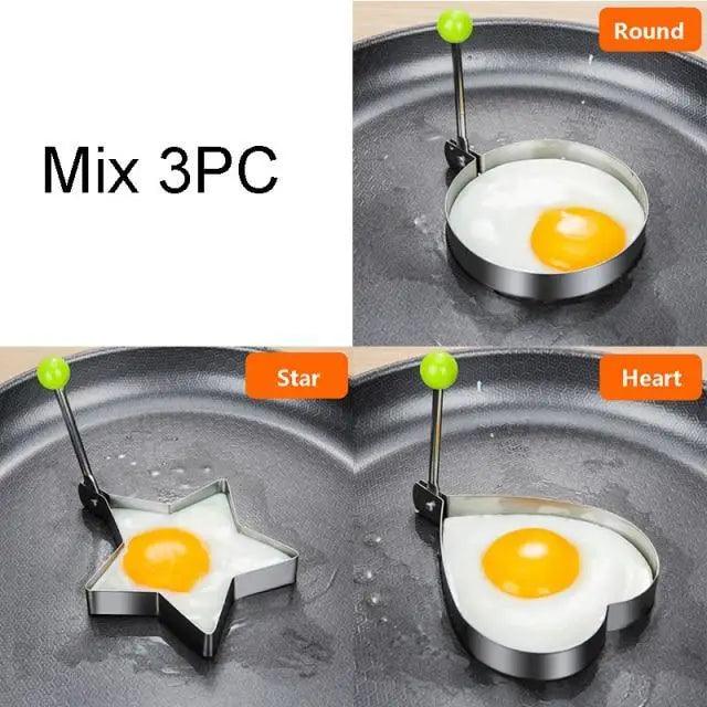 Stainless Steel Egg & Pancake Mold Set