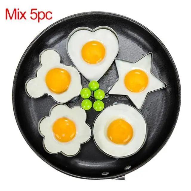 Stainless Steel Egg & Pancake Mold Set