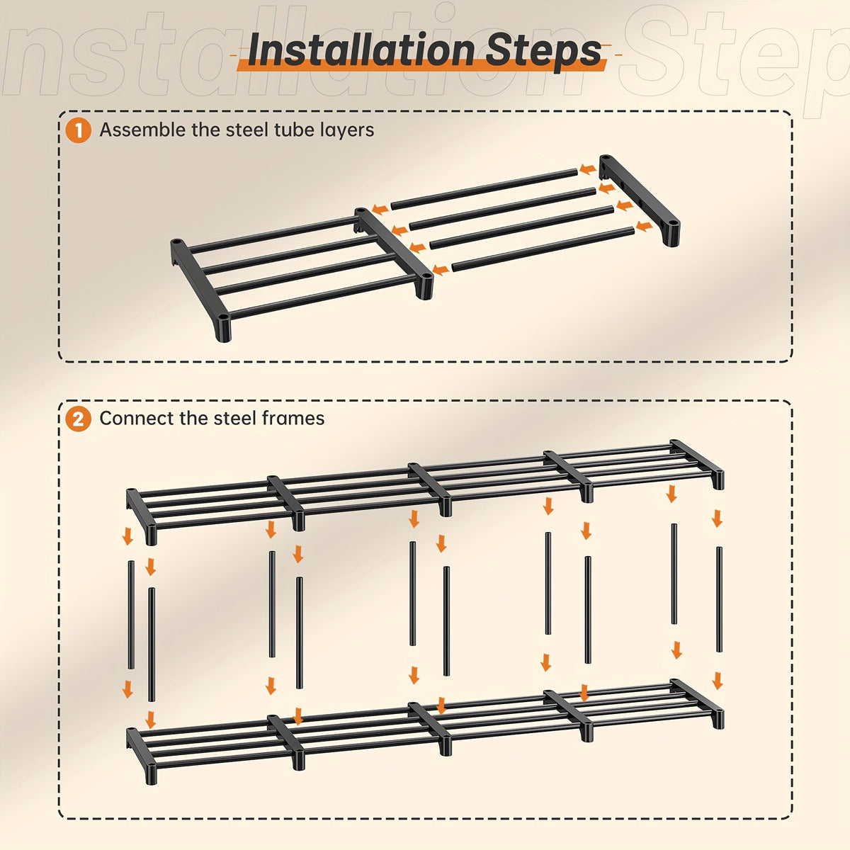 Stackable Shoe Rack & Entryway Storage Shelf