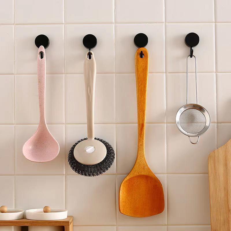 10-Pack Self-Adhesive Wall Hooks