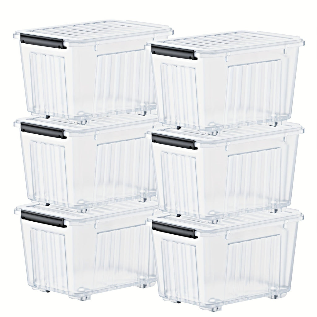 Heavy-Duty Rolling Storage Bins with Lids – 72/97 QT