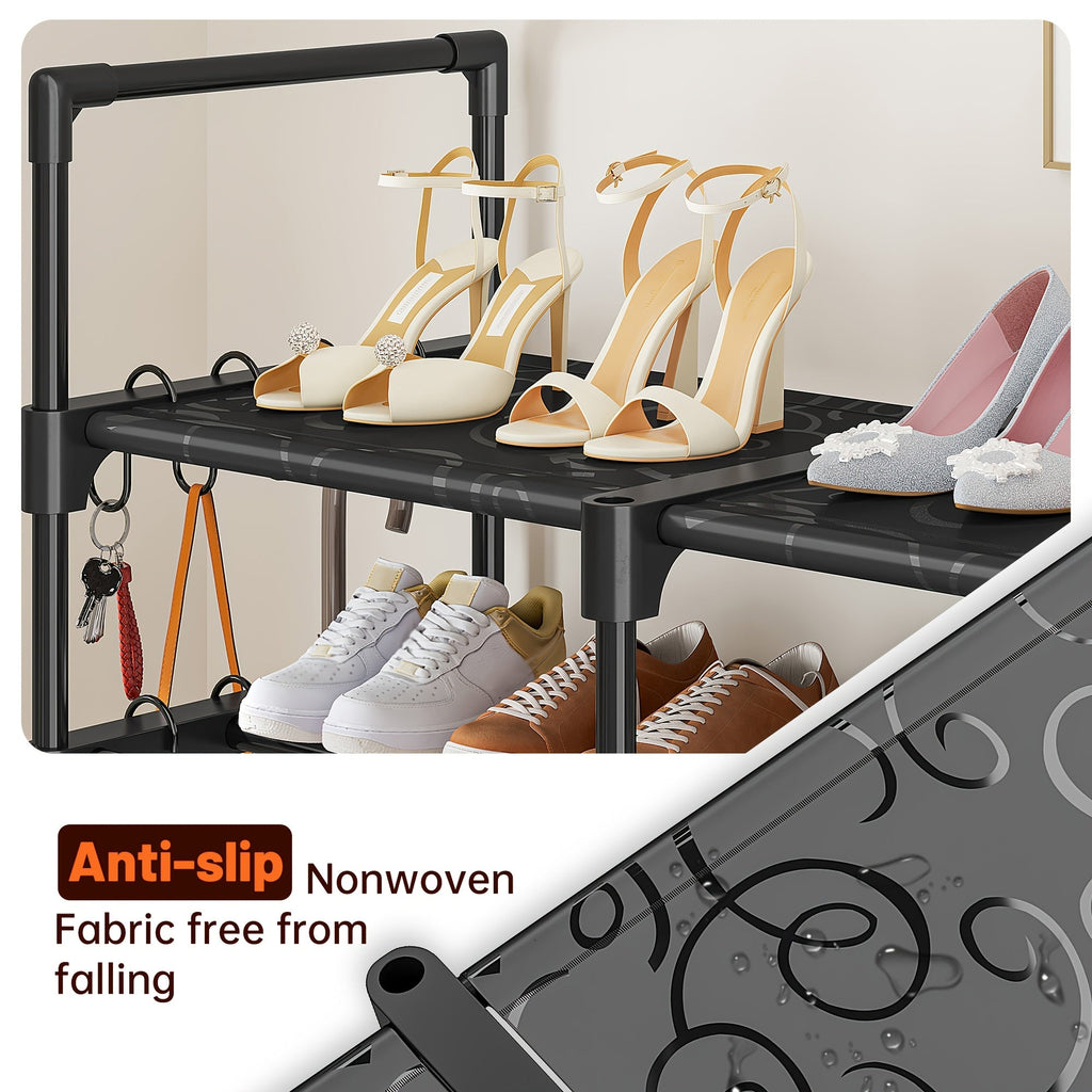 Stackable Shoe Rack & Entryway Storage Shelf