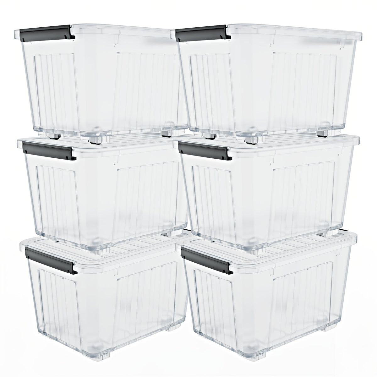 Heavy-Duty Rolling Storage Bins with Lids – 72/97 QT