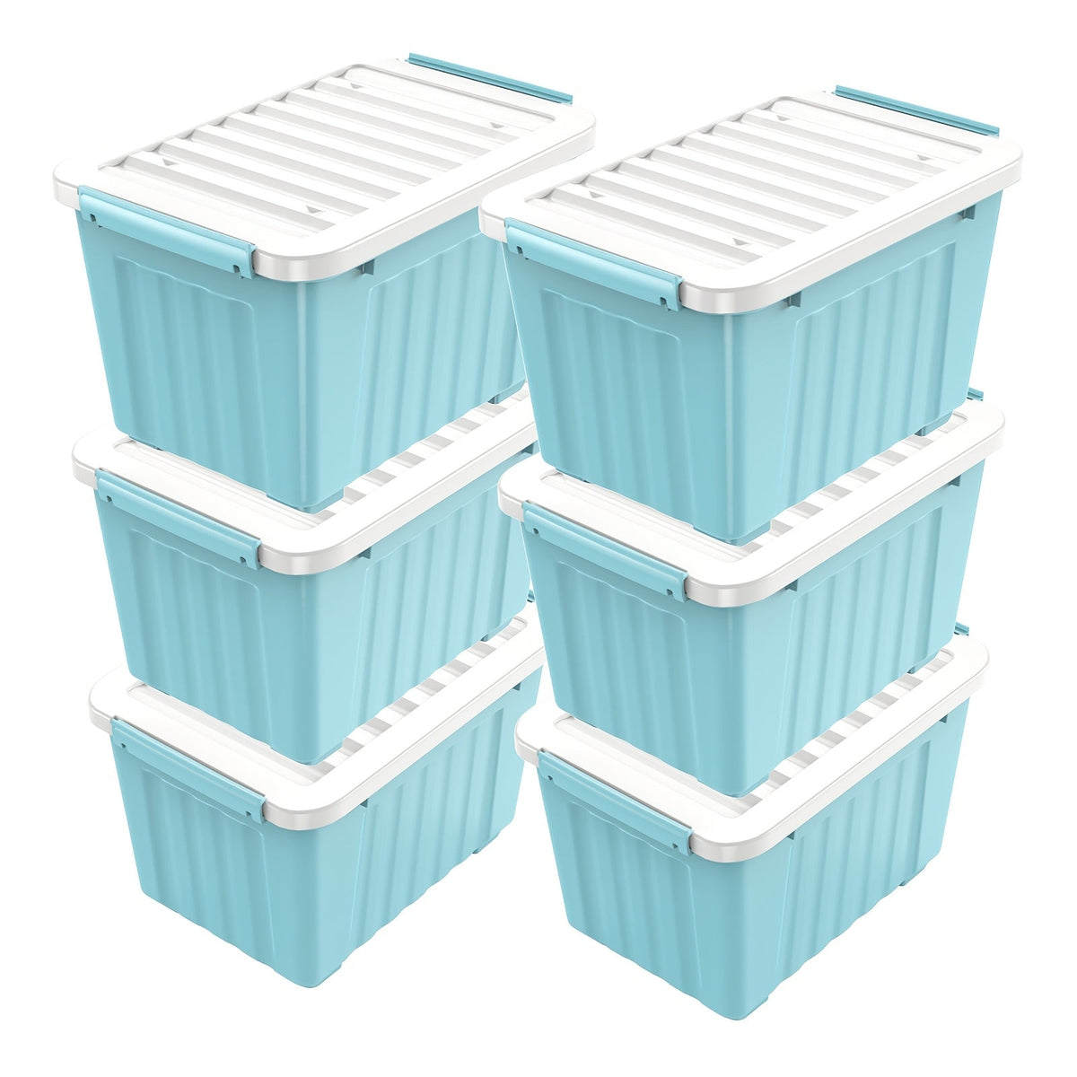 Heavy-Duty Rolling Storage Bins with Lids – 72/97 QT