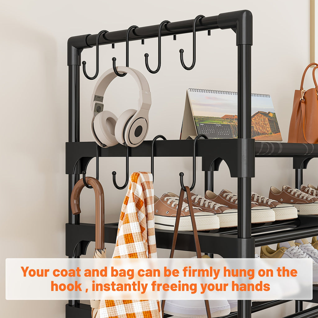Stackable Shoe Rack & Entryway Storage Shelf