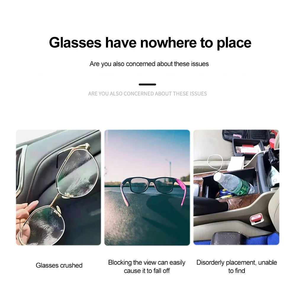 Car Sun Visor Sunglasses & Card Holder
