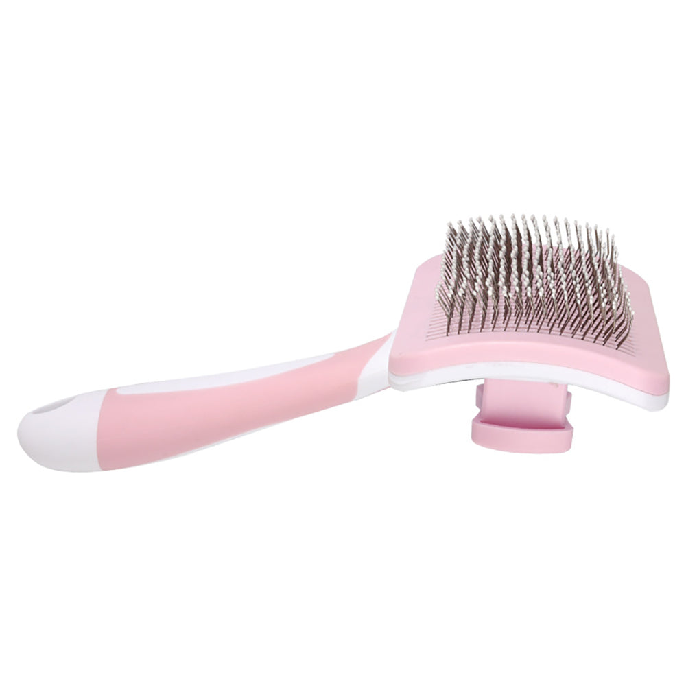 One-Click Self-Cleaning Slicker Brush